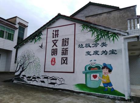 大荔县墙绘是现在流行的墙体广告