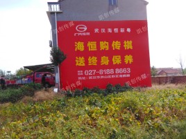 大荔县墙体广告影响褪色的因素
