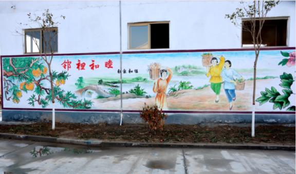 大荔县乡镇文化墙 乡风文明焕发新活力