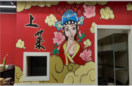大荔县墙体彩绘的发展和应用